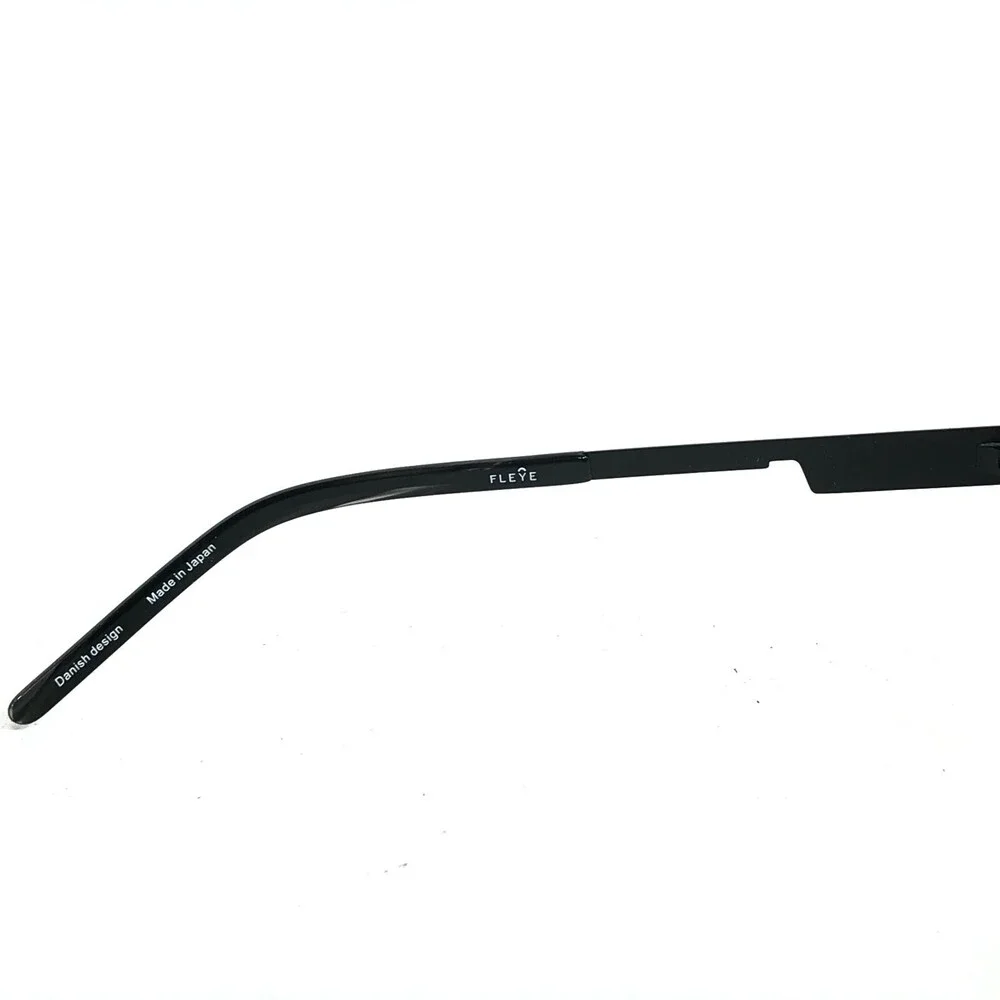 Fleye TILDA COL.033 Eyeglasses Frames Black Gray Horn Square MISSING NOSE PIECE